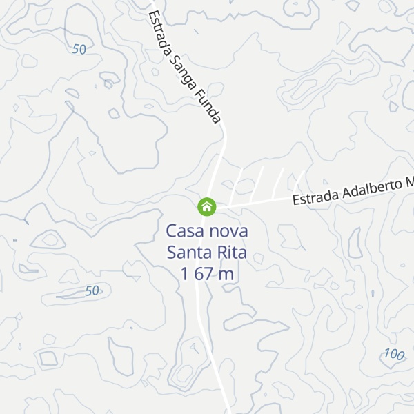 Map of Casa nova Santa Rita 1