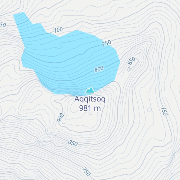 Map of Aqqitsoq