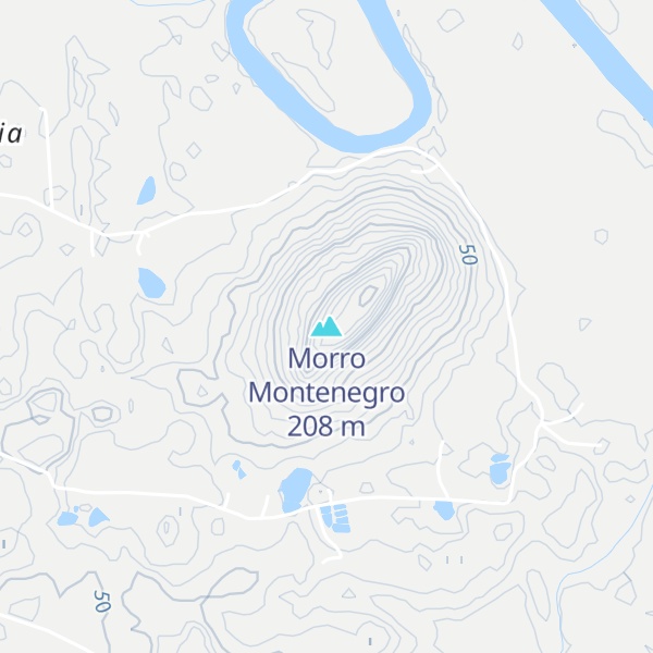 Map of Morro Montenegro
