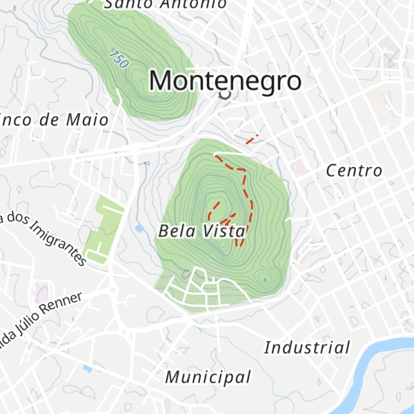 Map of Morro São João