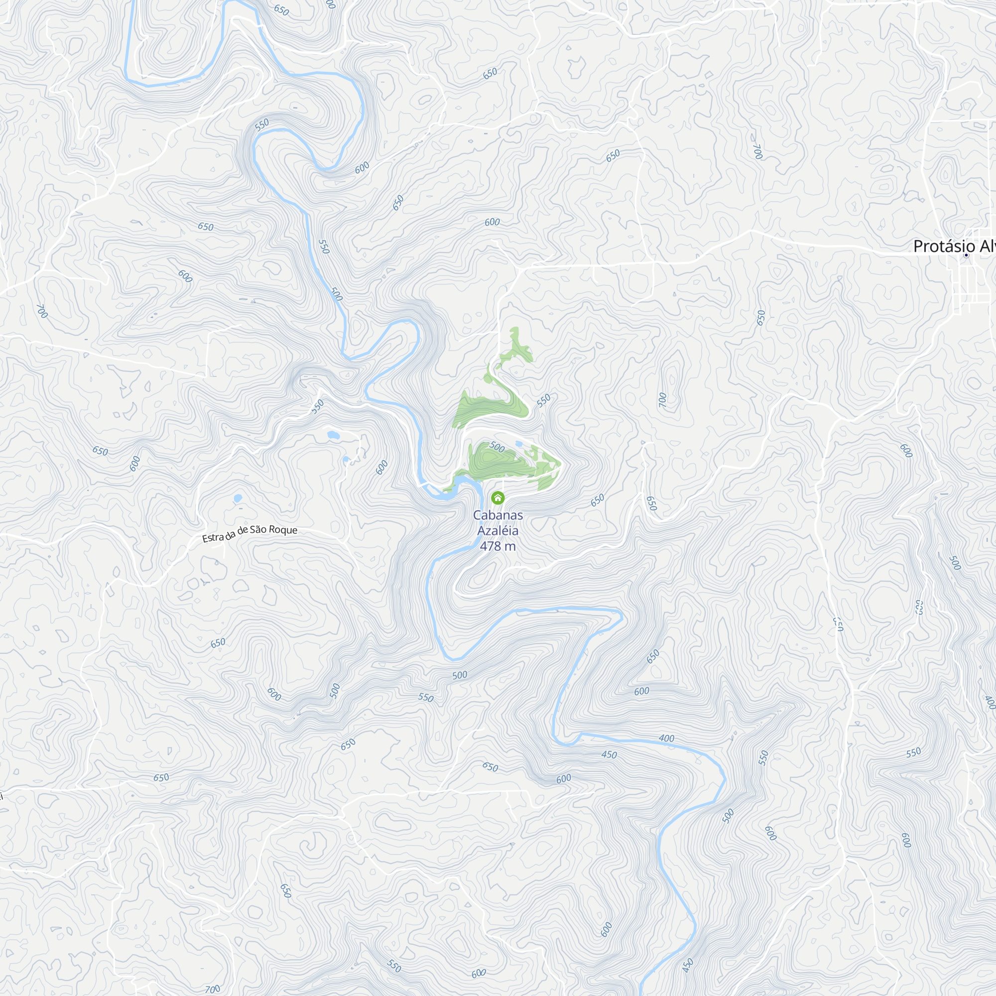 Cabanas Azaléia map
