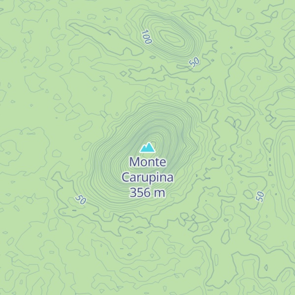 Map of Monte Carupina