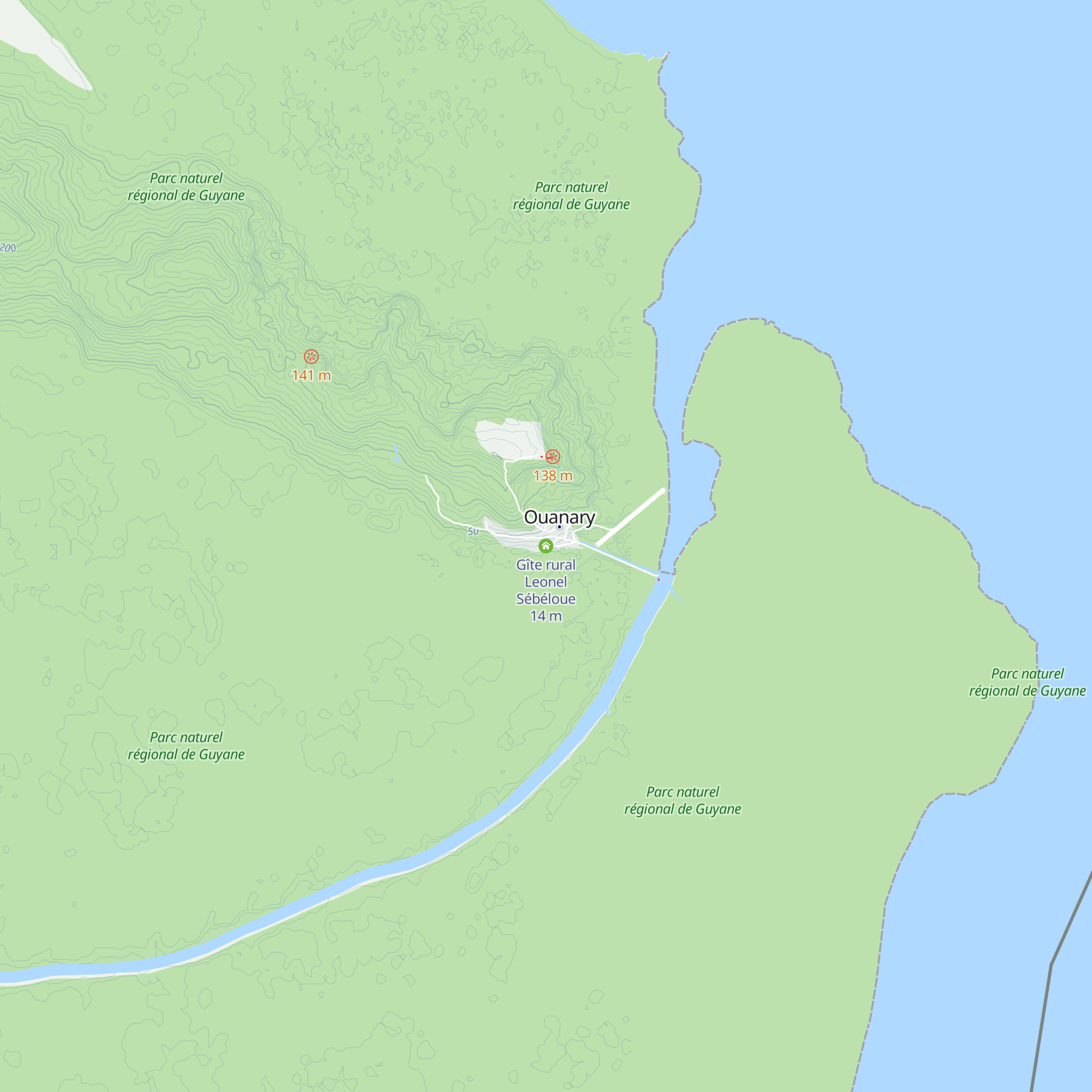 Gîte rural Leonel Sébéloue map