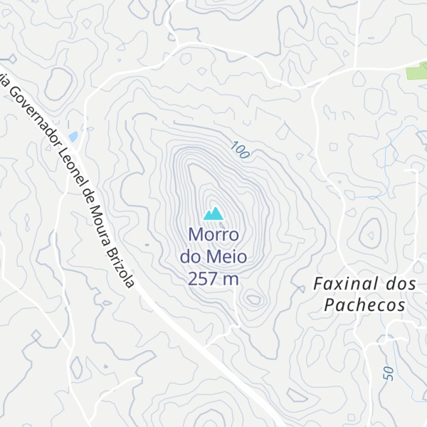 Map of Morro do Meio