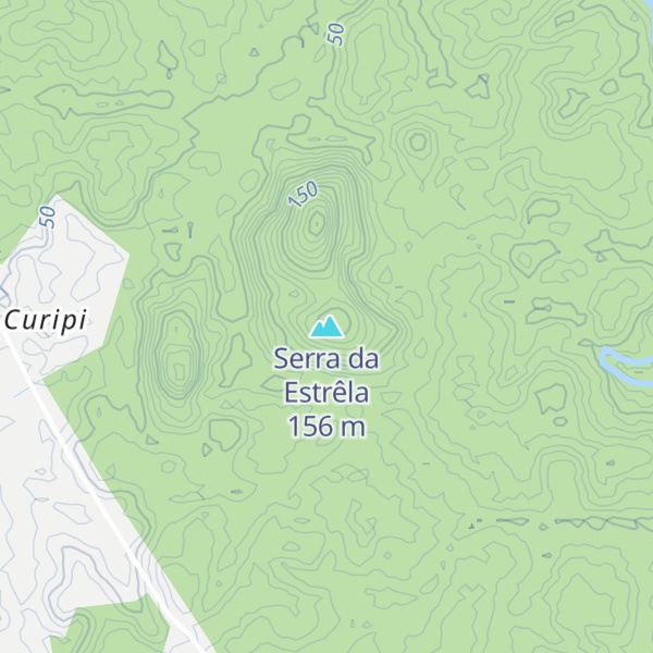 Map of Serra da Estrêla