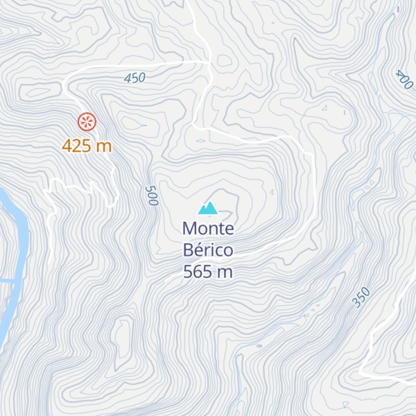 Map of Monte Bérico