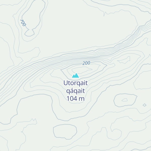 Map of Utorqait qáqait