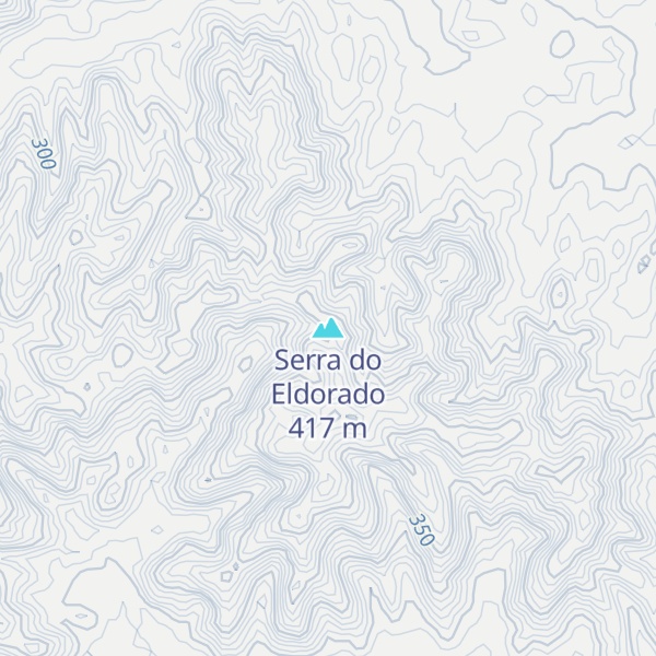 Map of Serra do Eldorado