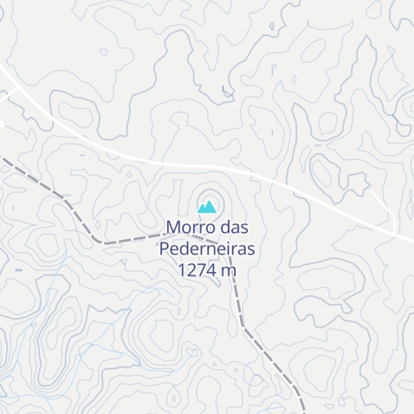 Map of Morro das Pederneiras