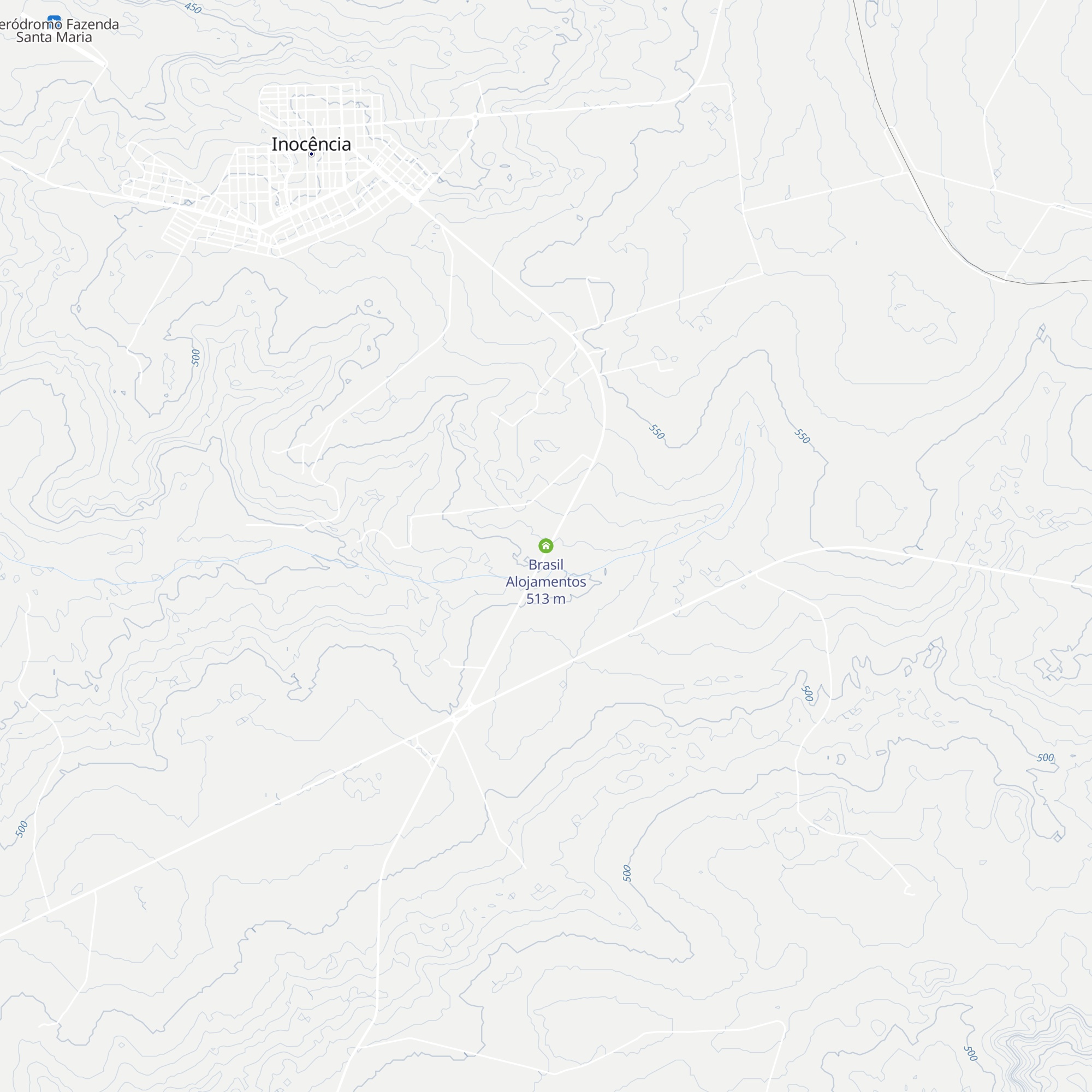 Brasil Alojamentos map