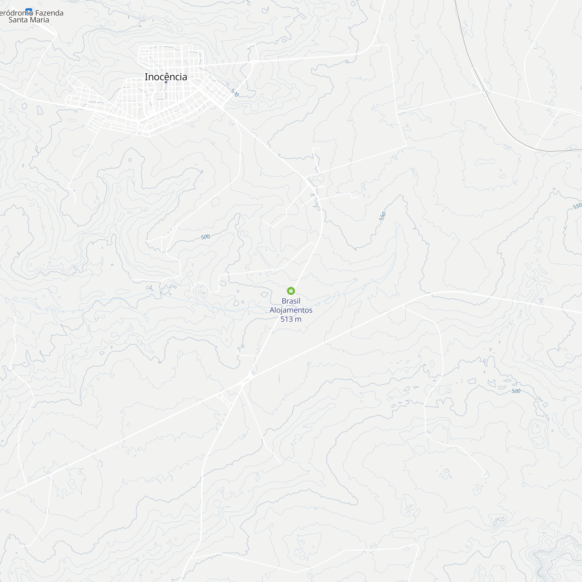 Brasil Alojamentos map