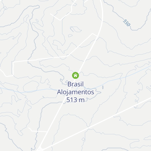 Map of Brasil Alojamentos