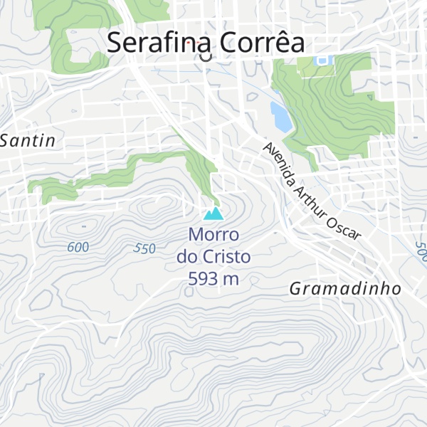 Map of Morro do Cristo