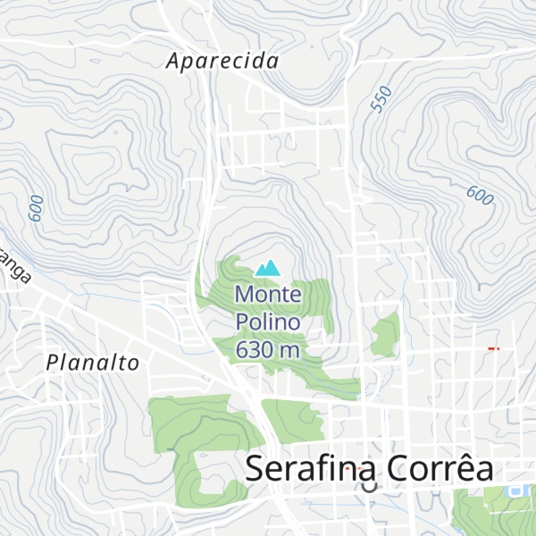 Map of Monte Polino