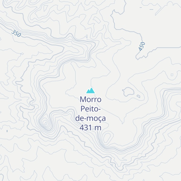 Map of Morro Peito-de-moça