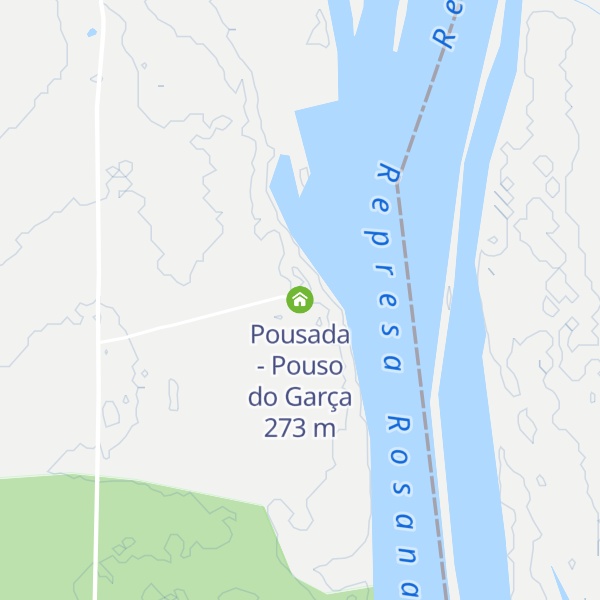 Map of Pousada - Pouso do Garça