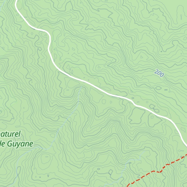 Map of Montagne Trésor
