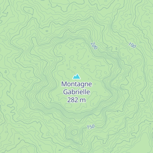 Map of Montagne Gabrielle
