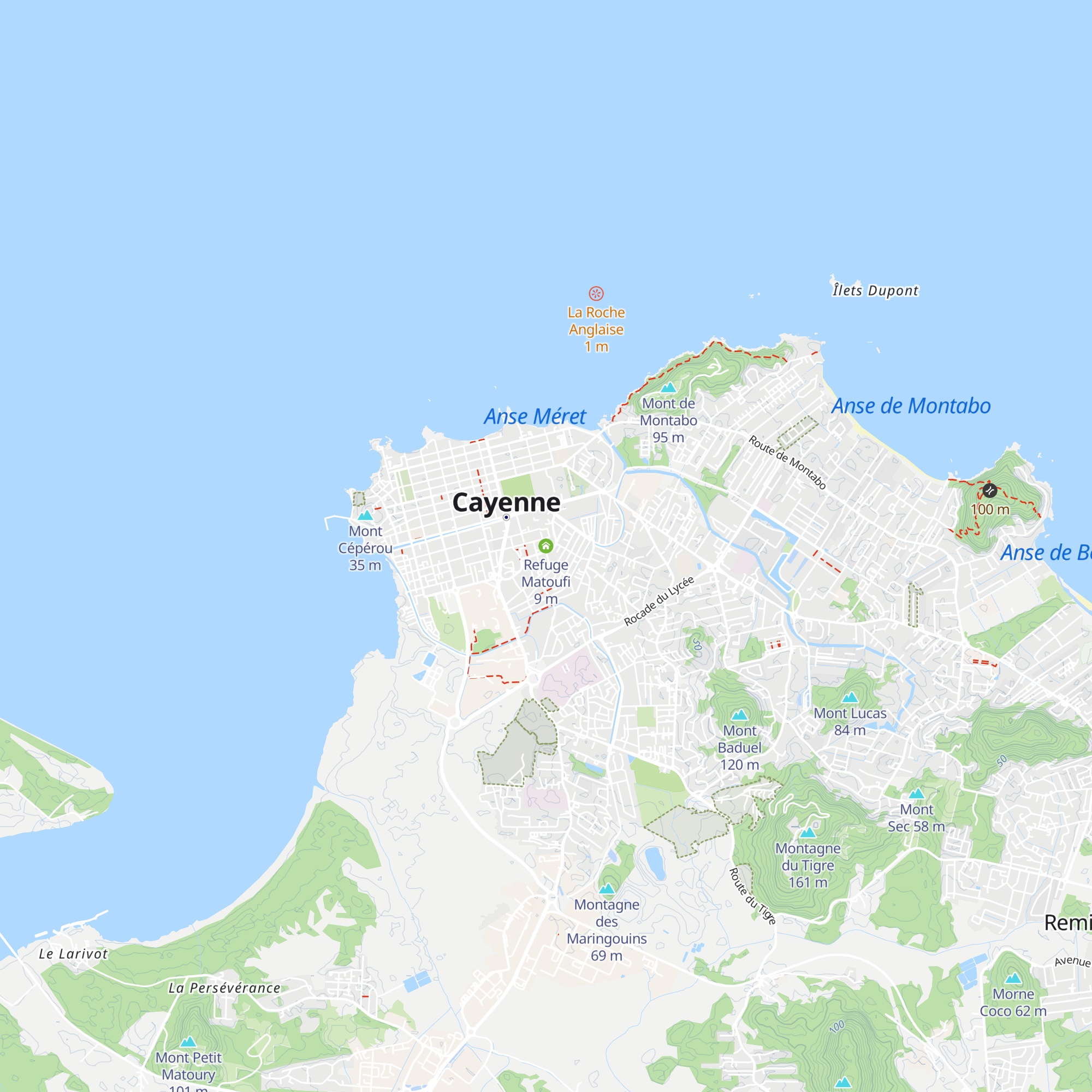 Refuge Matoufi map