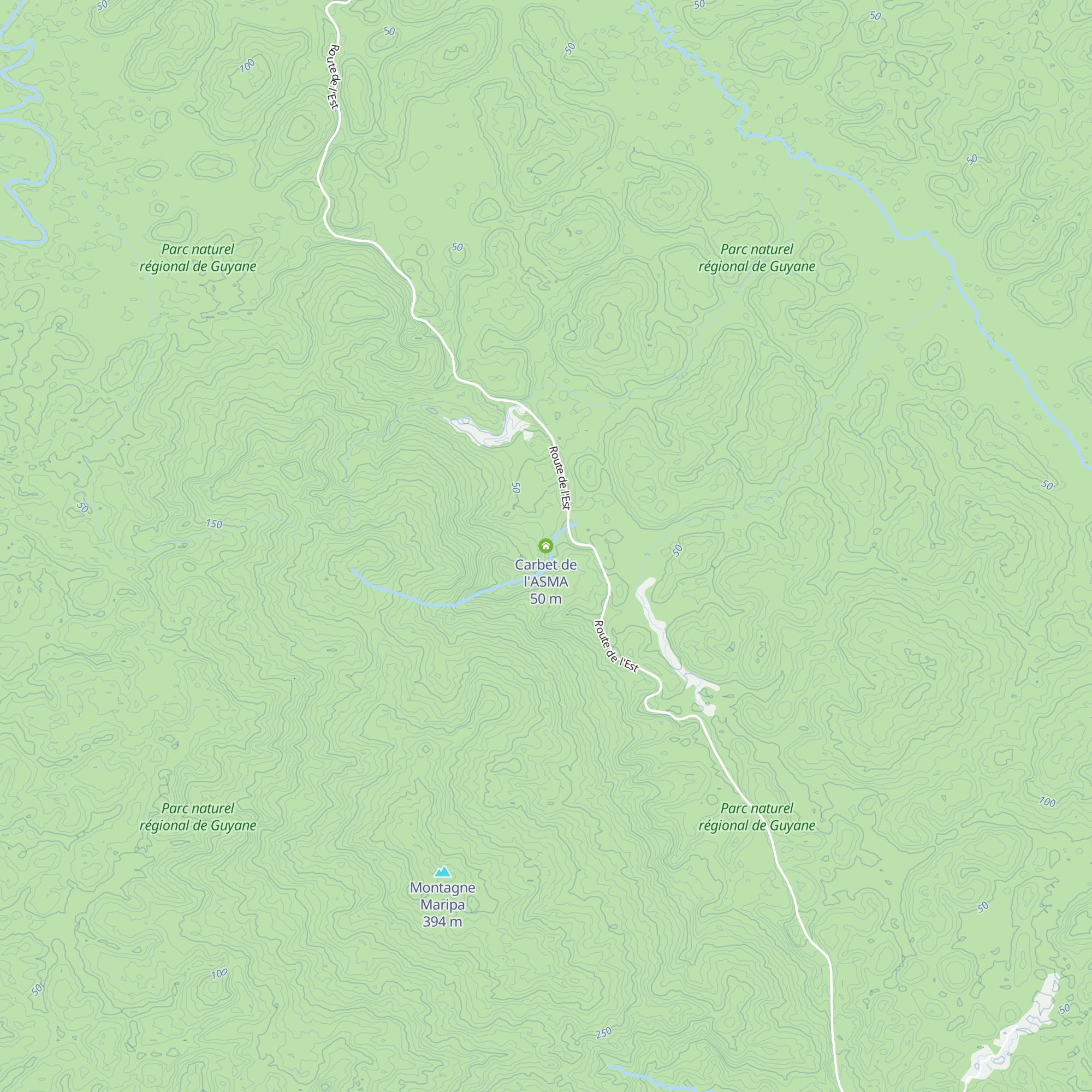 Carbet de l'ASMA map