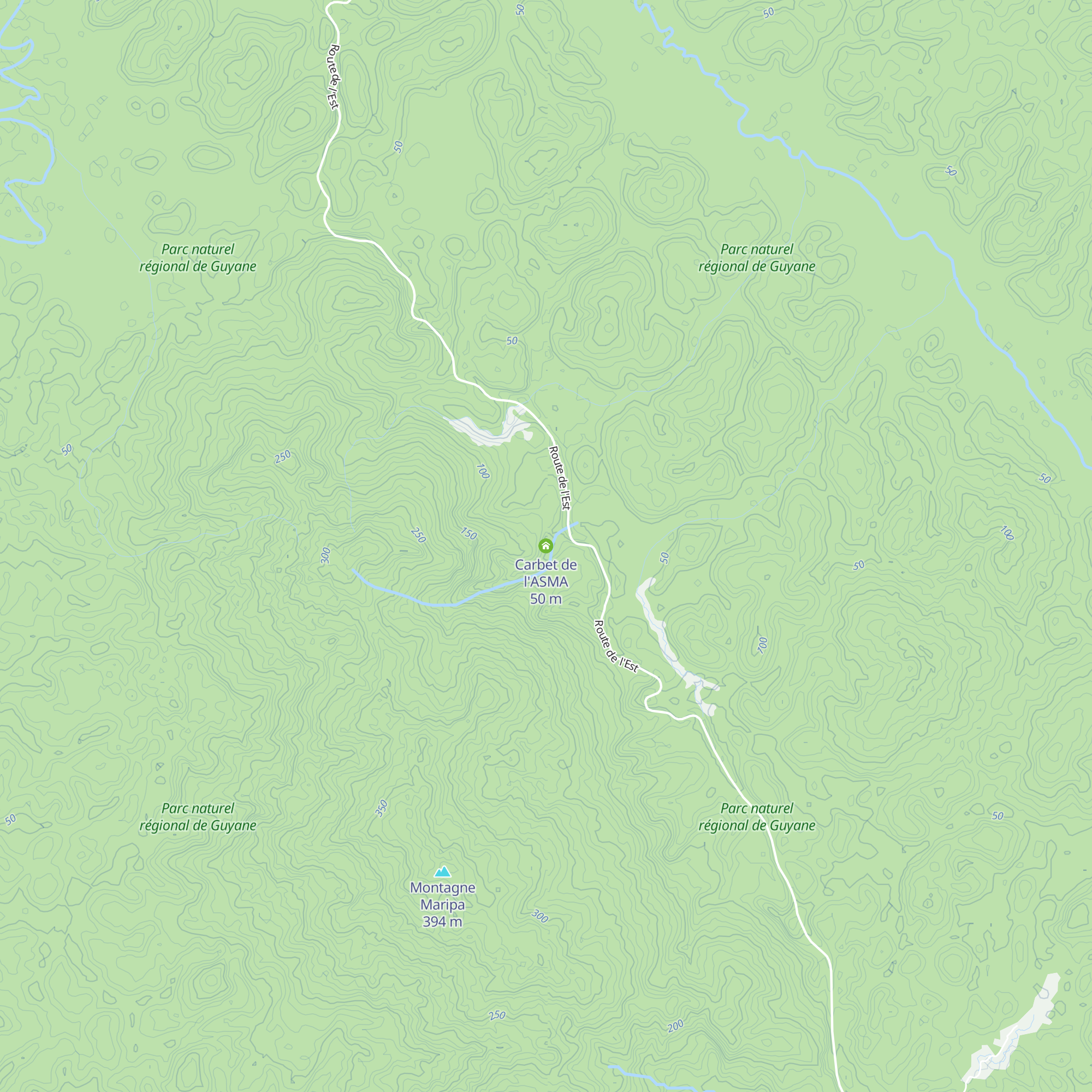 Carbet de l'ASMA map