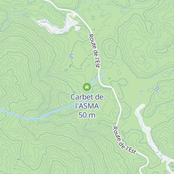 Map of Carbet de l'ASMA