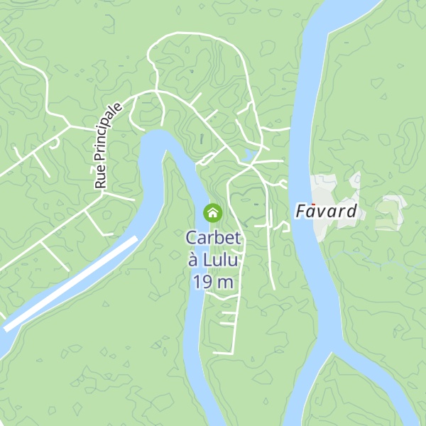 Map of Carbet à Lulu