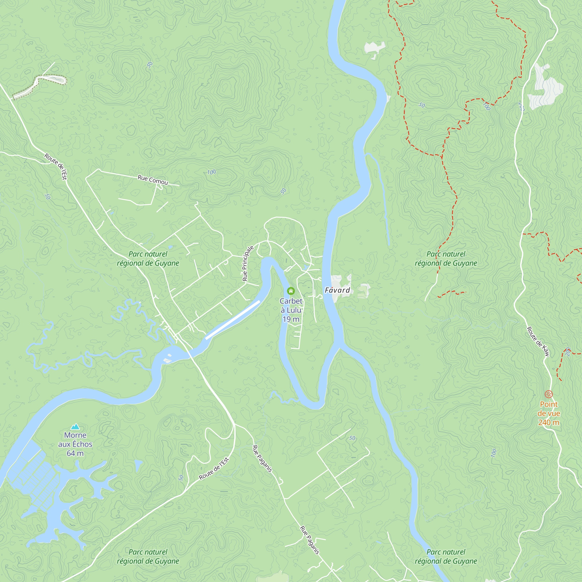 Carbet à Lulu map