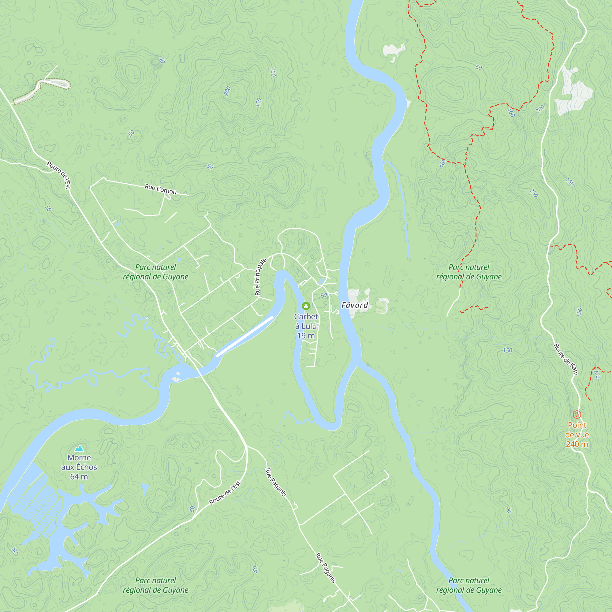 Carbet à Lulu map