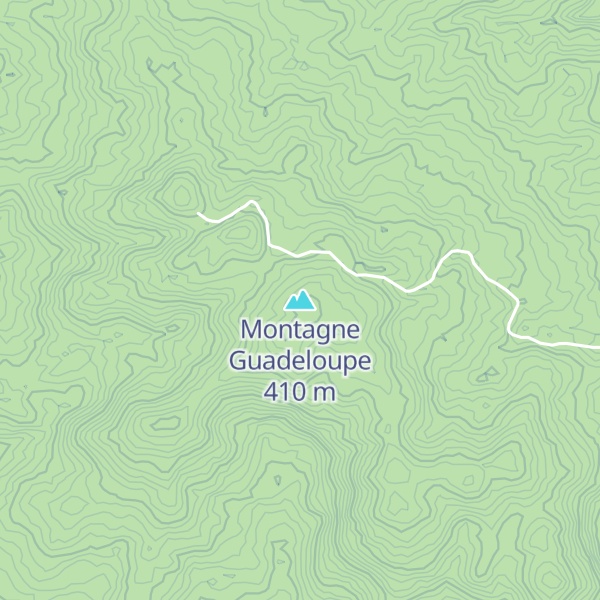 Map of Montagne Guadeloupe