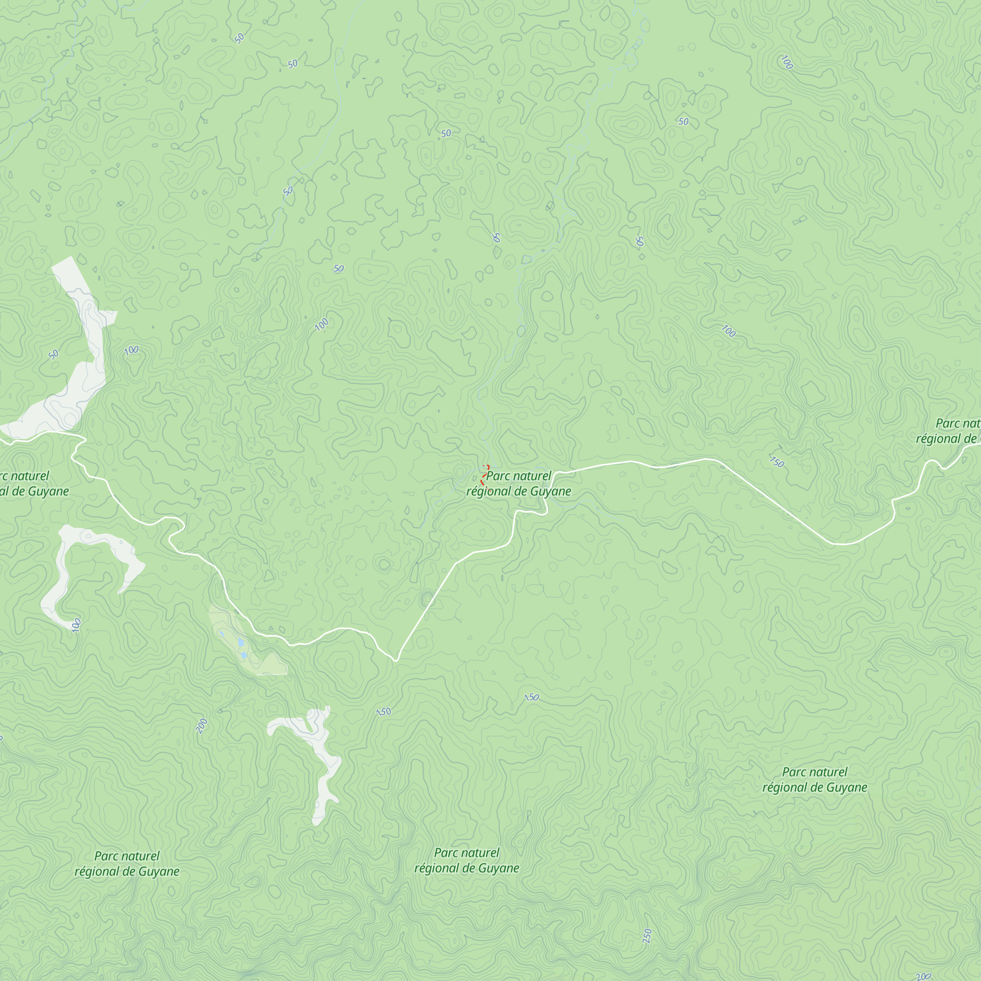 Carbet Grillon map