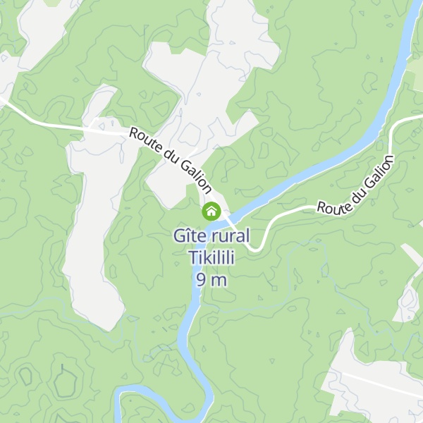 Map of Gîte rural Tikilili