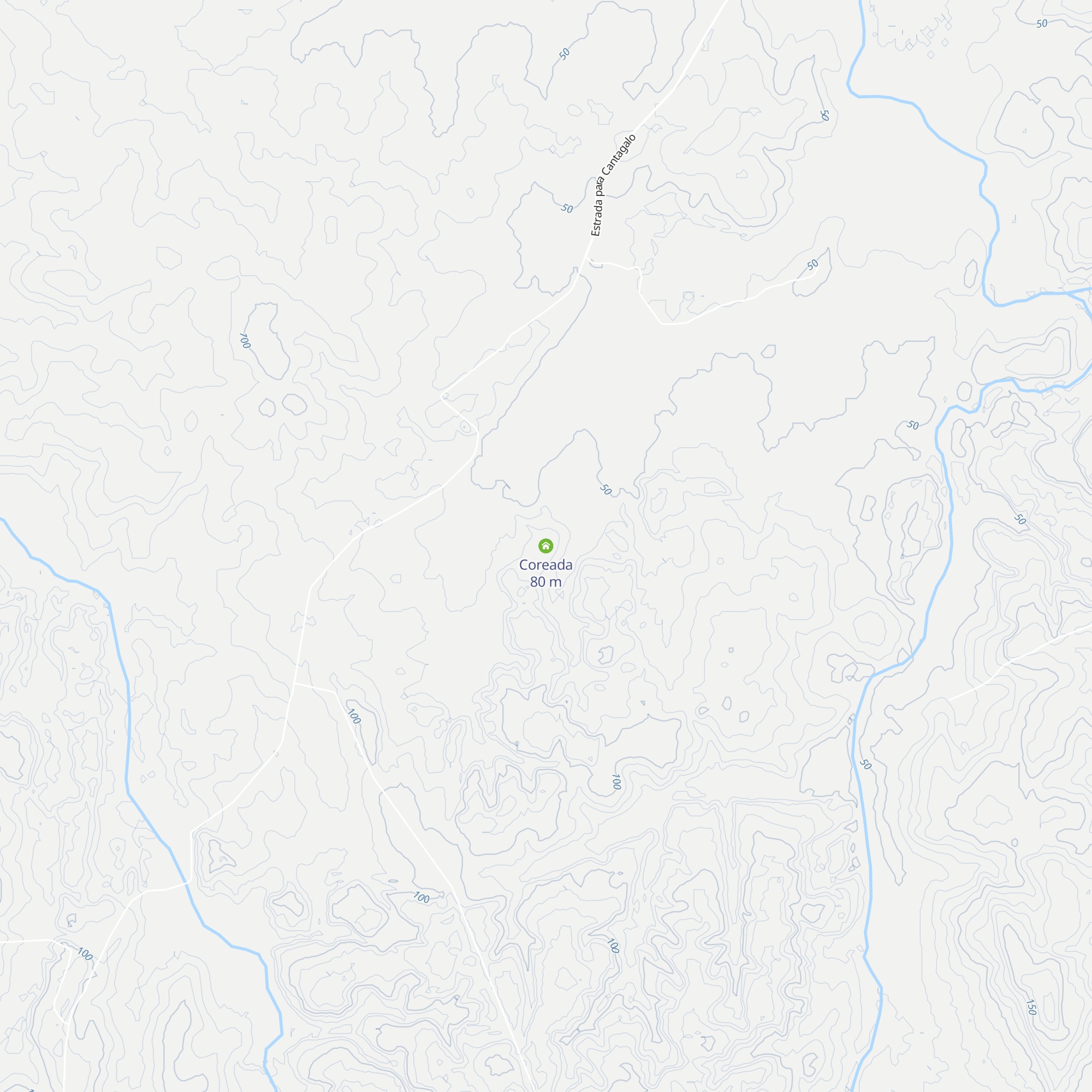 Coreada map