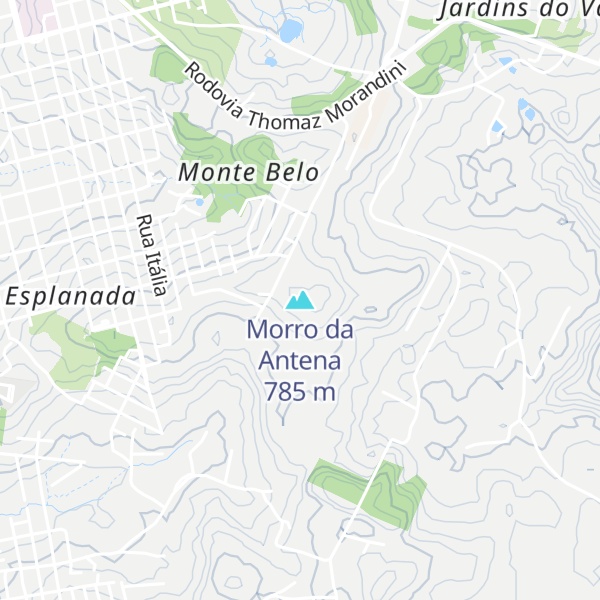 Map of Morro da Antena