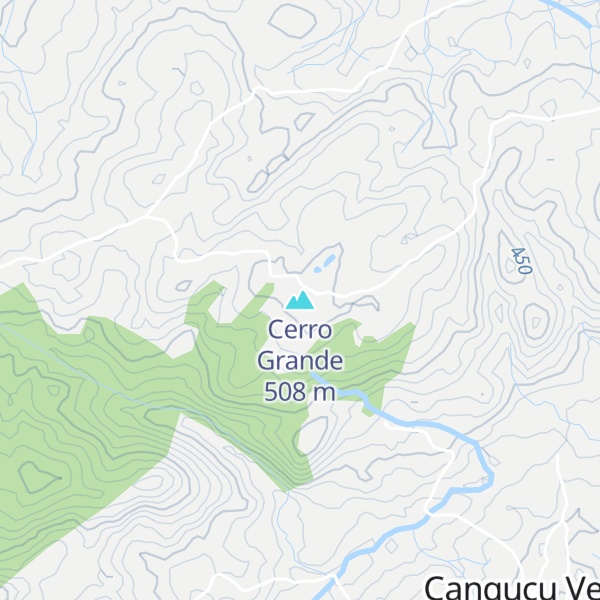 Map of Cerro Grande