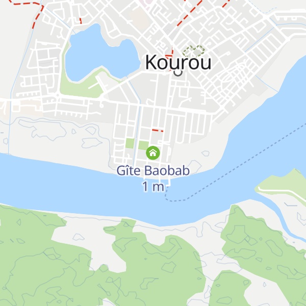 Map of Gîte Baobab