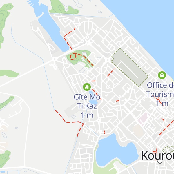 Map of Gîte Mo Ti Kaz