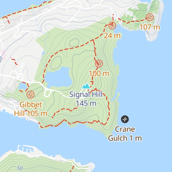 Map of Signal Hill
