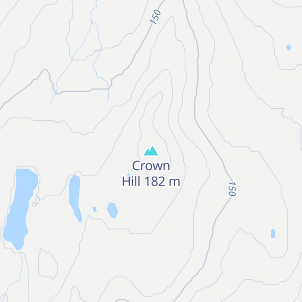 Map of Crown Hill