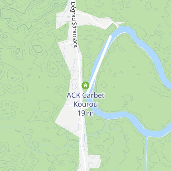 Map of ACK Carbet Kourou