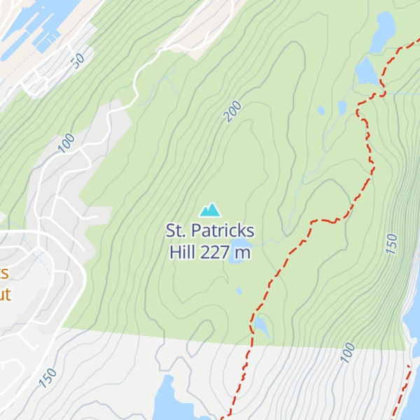 Map of St. Patricks Hill
