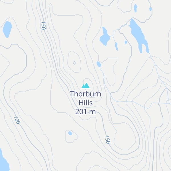 Map of Thorburn Hills