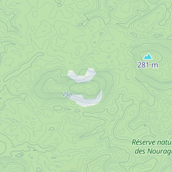 Map of Pic du Croissant