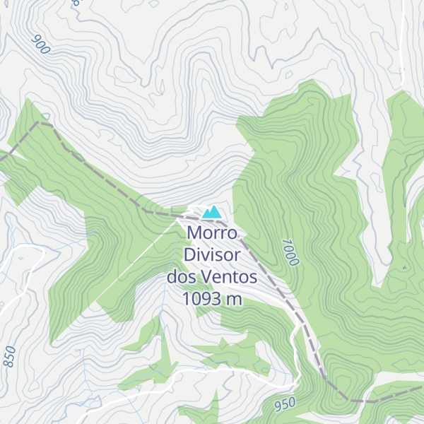 Map of Morro Divisor dos Ventos