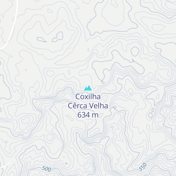 Map of Coxilha Cêrca Velha