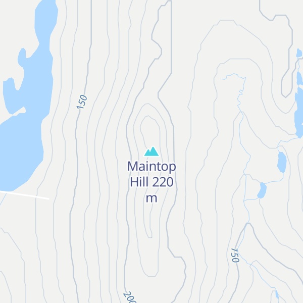 Map of Maintop Hill
