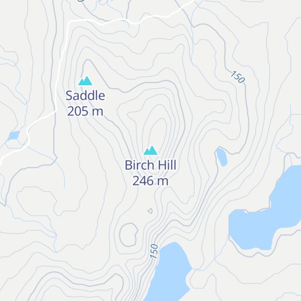 Map of Birch Hill