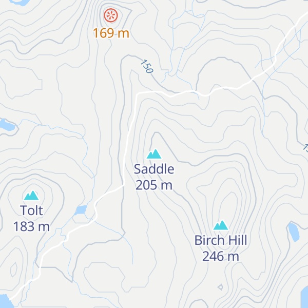 Map of Saddle