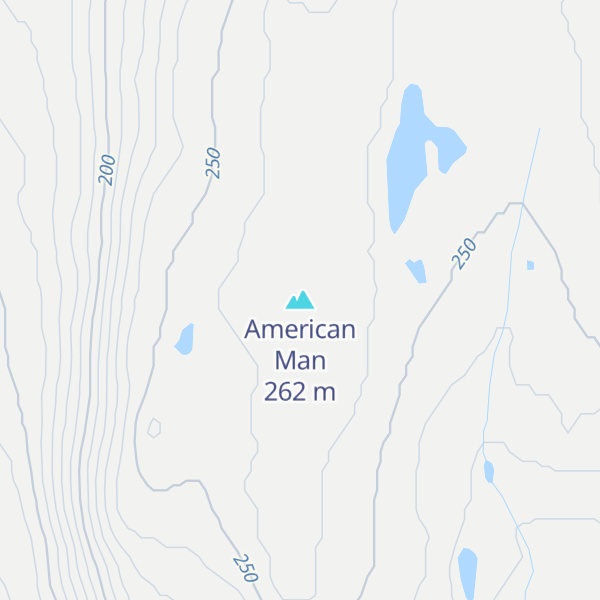Map of American Man