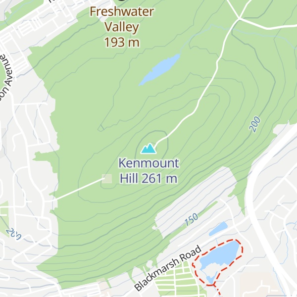Map of Kenmount Hill